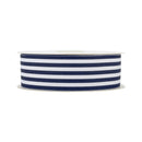 1 1/2" Striped Ribbon | Navy (370) | 50 Yard Roll