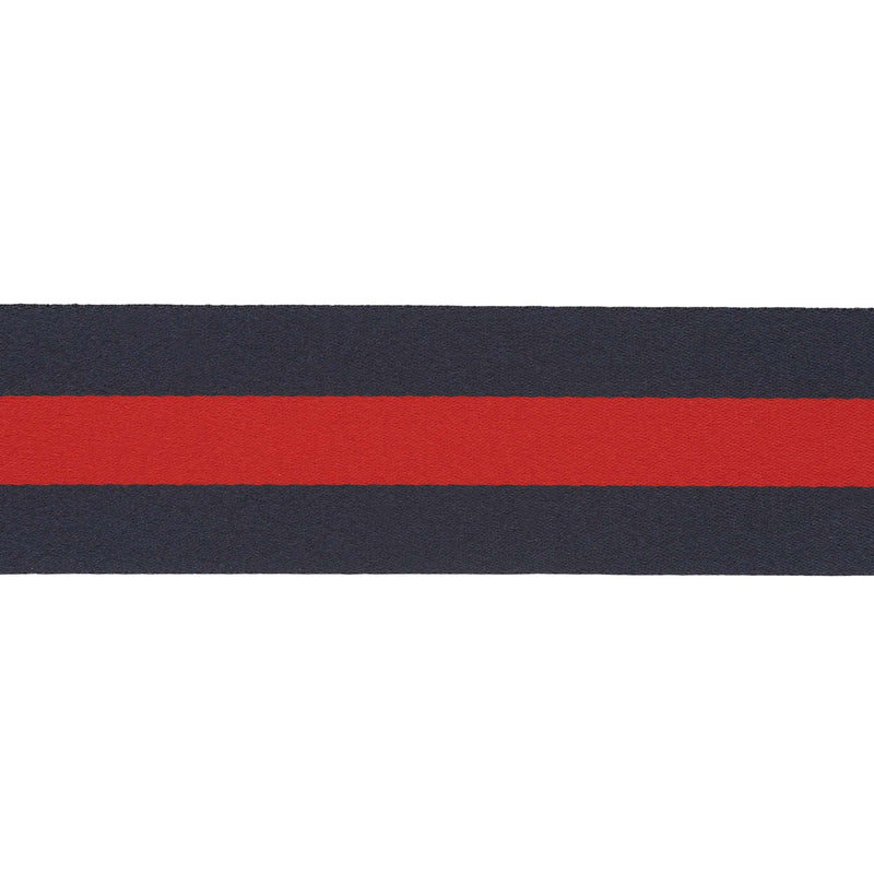 1 1/2" Blue Red Striped Ribbon | 10 Yard Roll