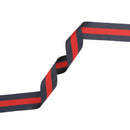 1 1/2" Blue Red Striped Ribbon | 10 Yard Roll