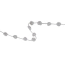 8mm Wired Pom Pom  | Grey | 25 Yard Roll