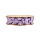 8mm Wired Pom Pom  | Lilac | 25 Yard Roll
