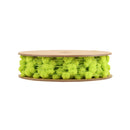 8mm Wired Pom Pom  | Lime | 25 Yard Roll