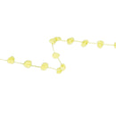 8mm Wired Pom Pom  | Lemon | 25 Yard Roll