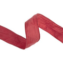 1 1/2" Wired Crinkle Ribbon | Red | 10 Yard Roll