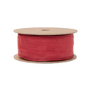 1 1/2" Wired Crinkle Ribbon | Red | 10 Yard Roll