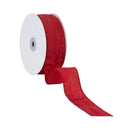 1 1/2" Wired Crinkle Ribbon | Red | 50 Yard Roll