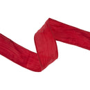 1 1/2" Wired Crinkle Ribbon | Red | 50 Yard Roll