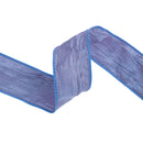 1 1/2" Wired Crinkle Ribbon | Blue | 10 Yard Roll
