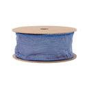 1 1/2" Wired Crinkle Ribbon | Blue | 10 Yard Roll