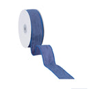 1 1/2" Wired Crinkle Ribbon | Blue | 50 Yard Roll