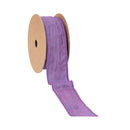 1 1/2" Wired Crinkle Ribbon | Purple | 10 Yard Roll