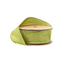 1 1/2" Wired Crinkle Ribbon | Moss | 10 Yard Roll