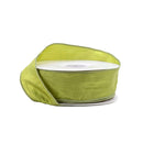1 1/2" Wired Crinkle Ribbon | Moss | 50 Yard Roll