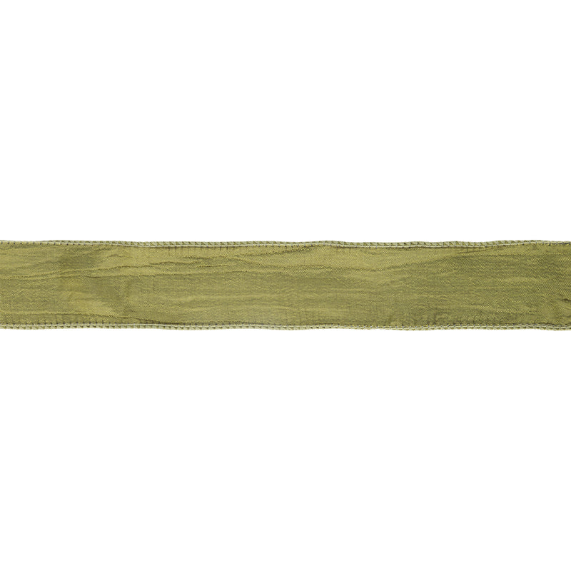 1 1/2" Wired Crinkle Ribbon | Forest | 10 Yard Roll
