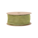 1 1/2" Wired Crinkle Ribbon | Forest | 10 Yard Roll