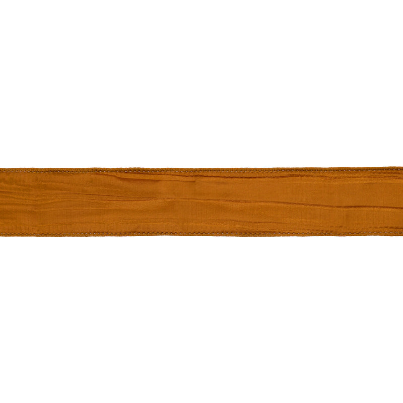 1 1/2" Wired Crinkle Ribbon | Rust | 10 Yard Roll
