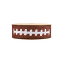 1 1/2" Faux Linen Wired Ribbon | Football Laces | 10 Yard Roll