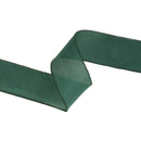 2 1/2" Wired Ribbon | Green Linen | 50 Yard Roll