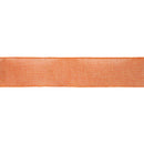 2 1/2" Wired Ribbon | Orange Solid | 50 Yard Spool