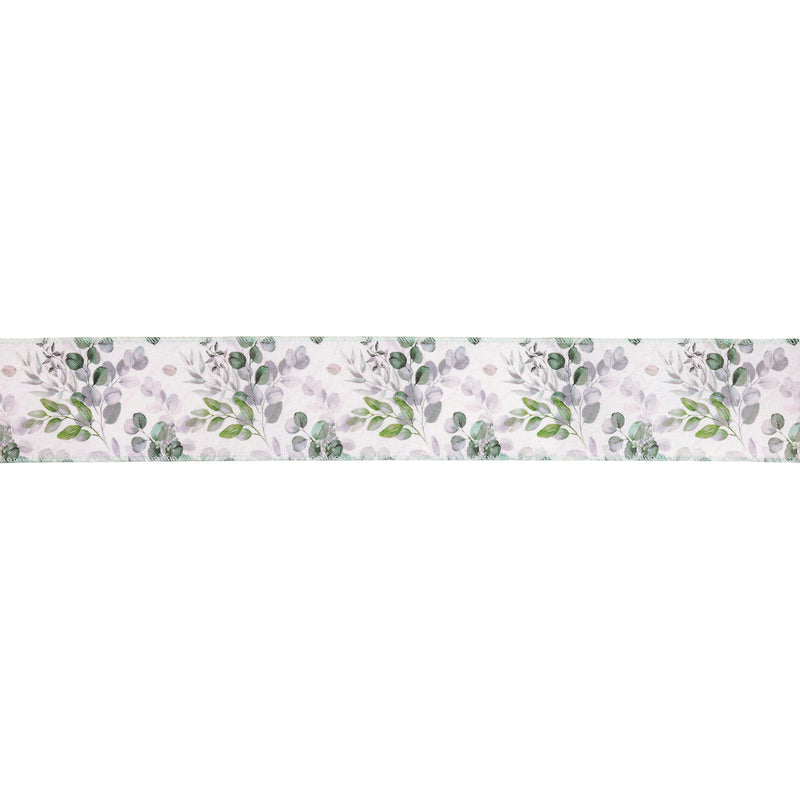 2 1/2" Wired Ribbon | Leaf Bundles | 10 Yard Roll