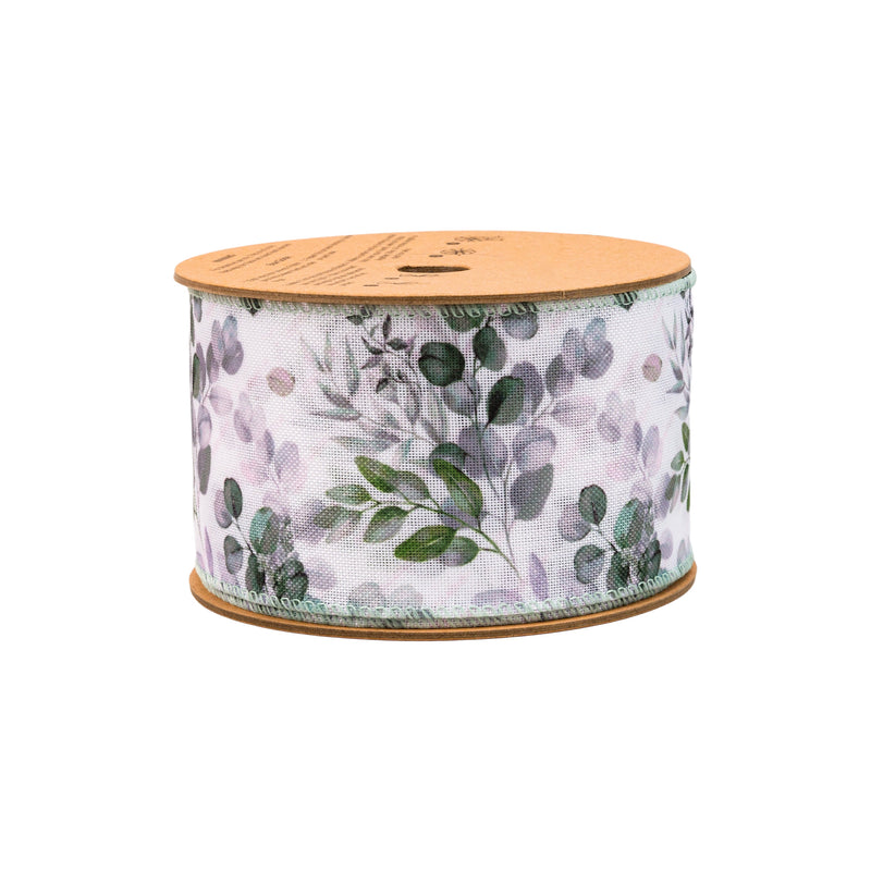 2 1/2" Wired Ribbon | Leaf Bundles | 10 Yard Roll