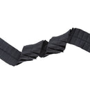 1" Pleated Ribbon | Black | 10 Yard Roll