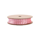 1" Pleated Ribbon | Pink | 10 Yard Roll