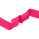1" Pleated Ribbon | Shocking Pink | 10 Yard Roll