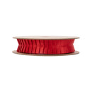 1" Pleated Ribbon | Red | 10 Yard Roll