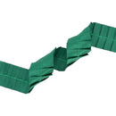 1" Pleated Ribbon | Green | 10 Yard Roll