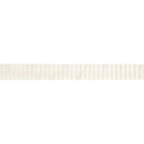 1" Pleated Ribbon | Ivory | 10 Yard Roll