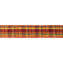 2 1/2" Wired Ribbon | Autumn Colored Fall Plaid | 10 Yard Roll