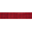 2 1/2" Wired Ribbon | Red/Black Plaid | 10 Yard Spool