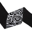 4" Wired Ribbon | Glittered Halloween w/ Black Backing | 10 Yard Roll