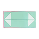 8" x 8" x 4" Collapsable Gift Box w/ 2-pcs White Tissue Paper & Magnetic Square Flap Lid | Gradient Color