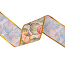 2 1/2" Wired Ribbon | Pumpkin and Vines | 10 Yard Roll