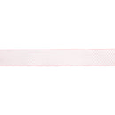 2 1/2" Wired Ribbon | Pink/White Woven | 10 Yard Roll