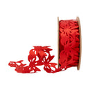 1 1/2" Ultrasonic Ribbon | Red Bow Garland | 10 Yards