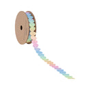 7/8" Ultrasonic Trim | Easter Eggs Ombre | 10 Yard Roll