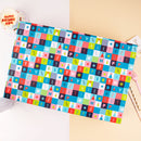 20.7" x 13.6" x 5" Collapsable Gift Box w/ 2-pcs White Tissue Paper & Magnetic Square Flap Lid | Square Blocking