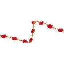 3/8" Tinsel Pom-Pom | Red | 10 Yard Roll