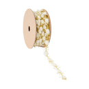 3/8" Tinsel Pom-Pom | Ivory | 10 Yard Roll