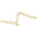 3/8" Tinsel Pom-Pom | Ivory | 10 Yard Roll