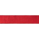 2 1/2" Wired Ribbon | Red Metallic Pleated | 10 Yard Roll