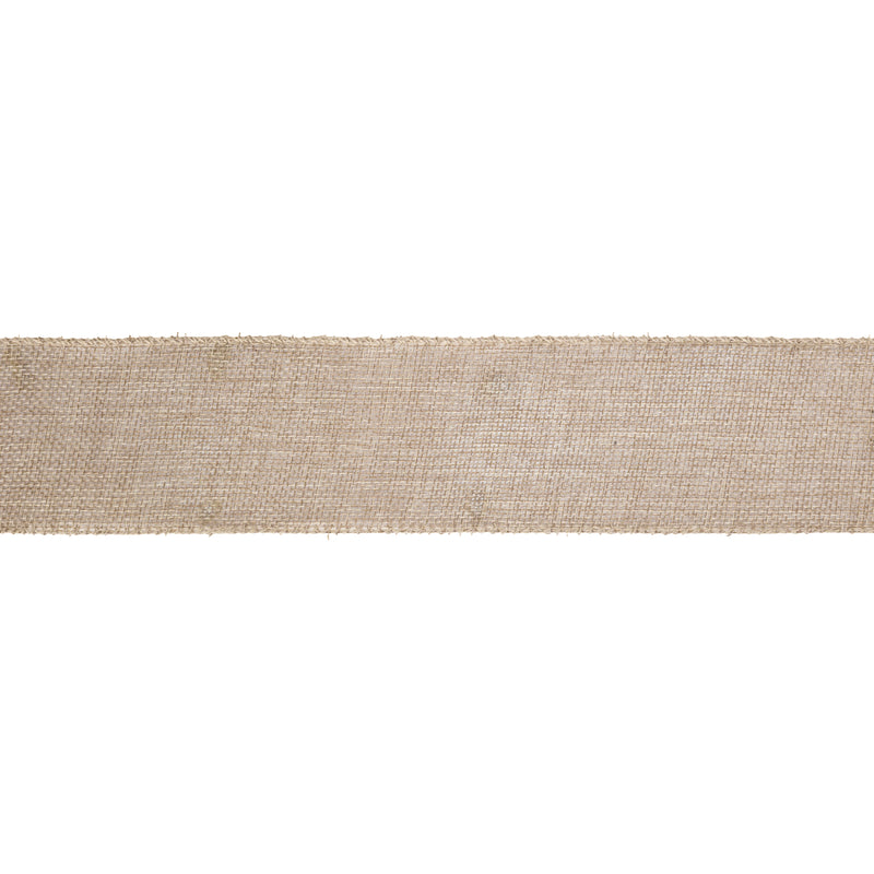 2 1/2" Wired Burlap Ribbon | 10 Yard Roll