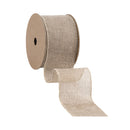 2 1/2" Wired Burlap Ribbon | 10 Yard Roll