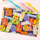 14" x 9" x 4.3" Collapsable Gift Box w/ 2-pcs White Tissue Paper & Magnetic Square Flap Lid | Birthday Candle