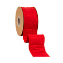 2 1/2" Wired Ribbon | Red Puffer Coat | 10 Yard Roll