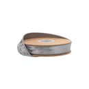1" Wired Heritage Velvet Ribbon | Silver | 10 Yard Roll
