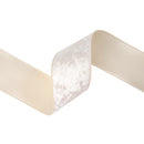 4" Wired Heritage Velvet Ribbon | Ivory | 10 Yard Roll